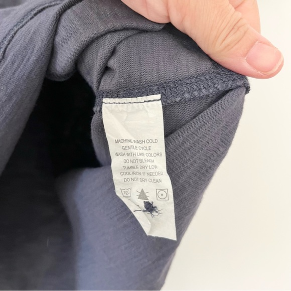 Carbon 2 Cobalt Navy Blue w Orange Details Polo Mens 100% Cotton Large - Picture 6 of 8